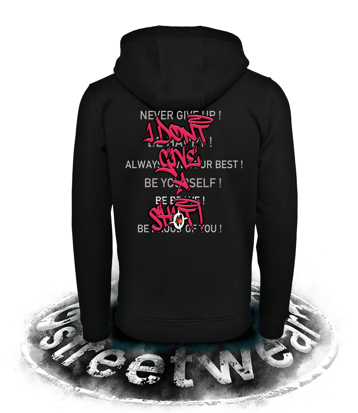 I DON'T GIVE A SHOT ZIP HOODIE